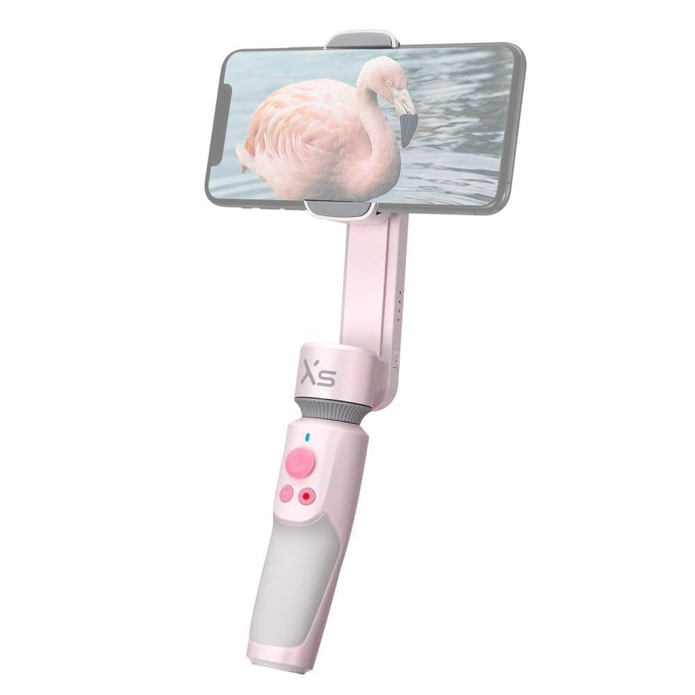 Smooth-Xs Handheld Gimbal Stabilizer Selfie Stick - Pink 200G-1915196535688269824