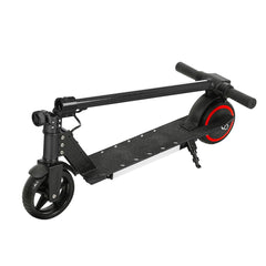 Electric Scooter 130W 16KM/H LED Light Folding Portable Riding Commuter Black