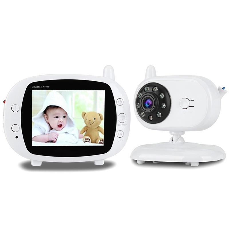 Wireless Baby Monitor With 3.5 Lcd 2.4Ghz Night Vision 2-Way Talk-1915196621138825216