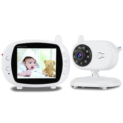 Wireless Baby Monitor With 3.5 Lcd 2.4Ghz Night Vision 2-Way Talk-1915196621138825216