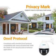 5Mp Wifi Waterproof Ip Camera With Pan / Tilt / 4X Zoom Two-Way Talk & Night Vision-1915196642663993347