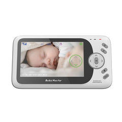 Wireless Baby Monitor With Night Vision And Temperature Detection - 4.3 Inch Screen-1915196519758303233