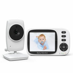 3.2 Baby Monitor With 2-Way Voice Temperature Monitoring & 3.2 Screen-1915196525848432640