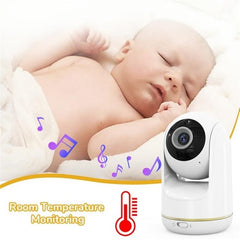 5-Inch Hd Baby Monitor With Built-In Ptz Rotation For Enhanced Security-1915196515312340995