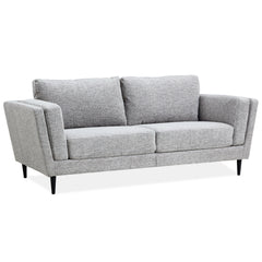 3 + 2 Seater Sofa Fabric Uplholstered Lounge Couch - Pepper
