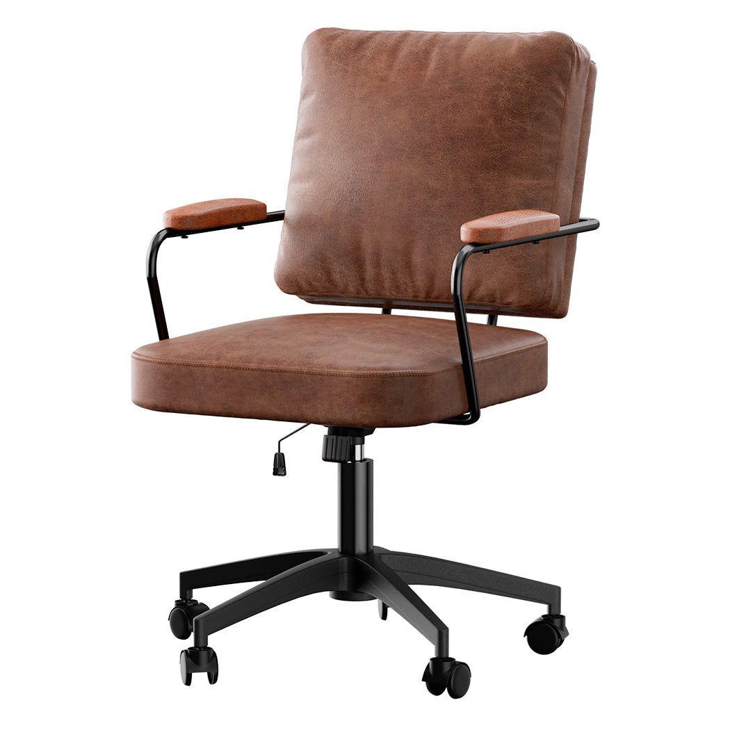 Levede Office Arm Chair Leather Executive Chairs-1910149779292295168
