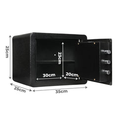13.8L Digital Security Safe Box Fingerprint Key Lock-1910112277776961538